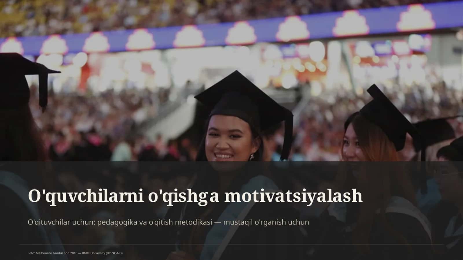 O'qituvchilar uchun: pedagogika va o'qitish metodikasi