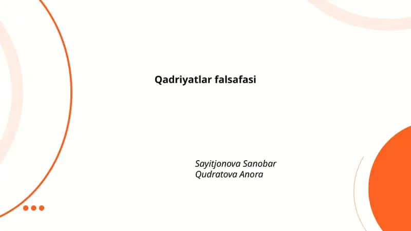 Qadriyatlar falsafasi