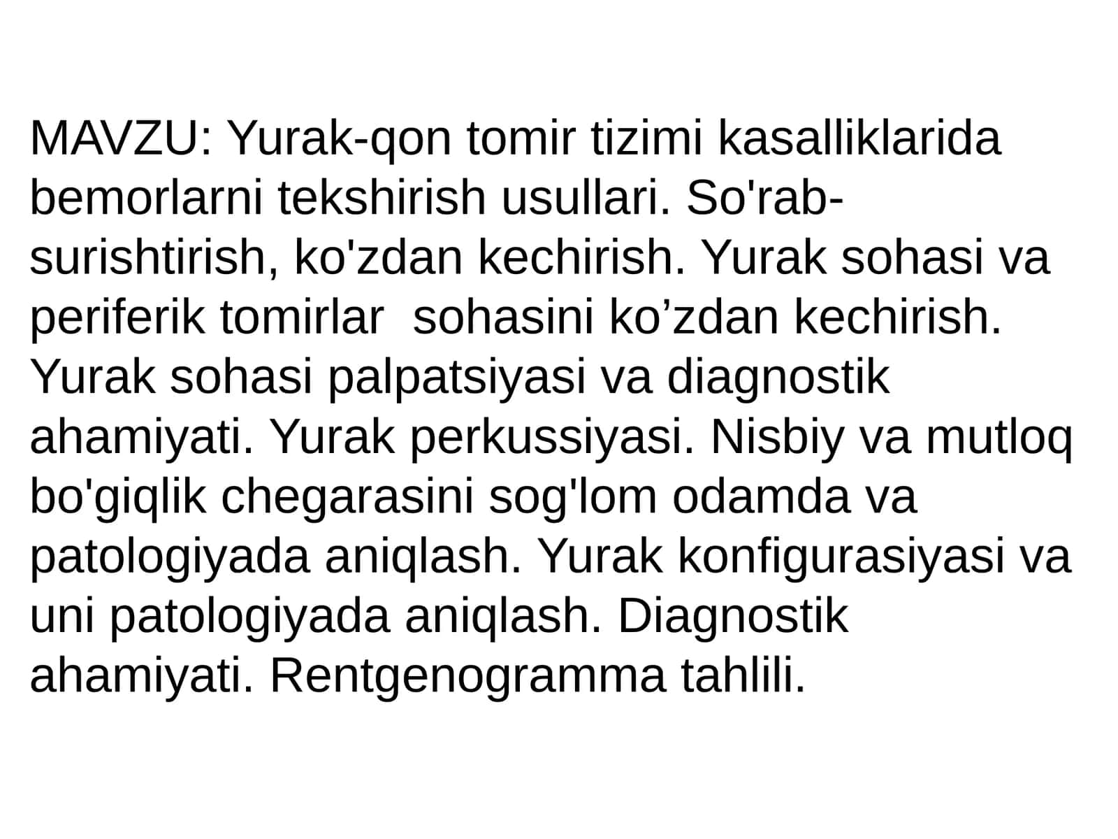 Yurak-qon tomir tizimi kasalliklari