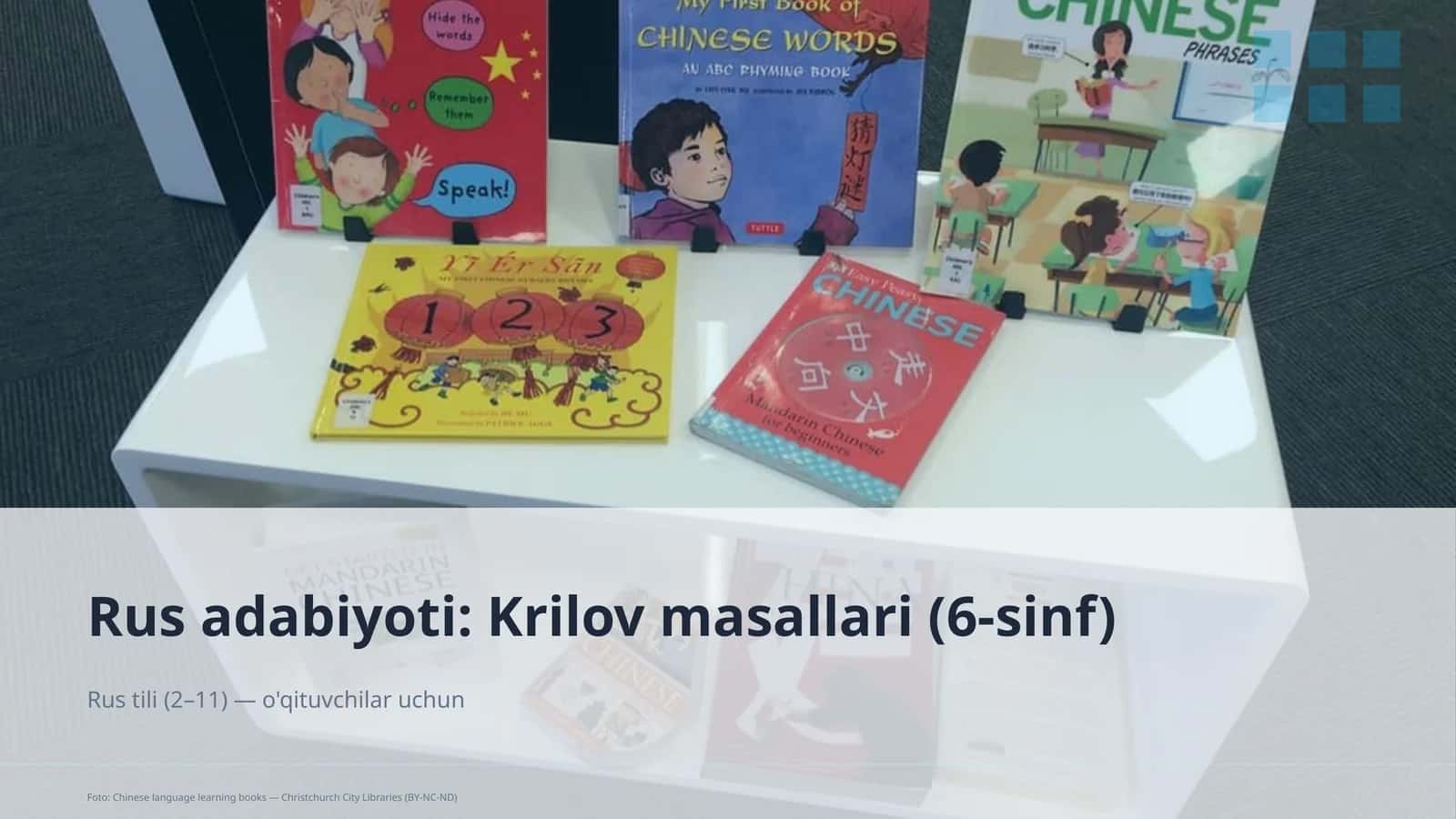 Rus adabiyoti: Krilov masallari (6-sinf)