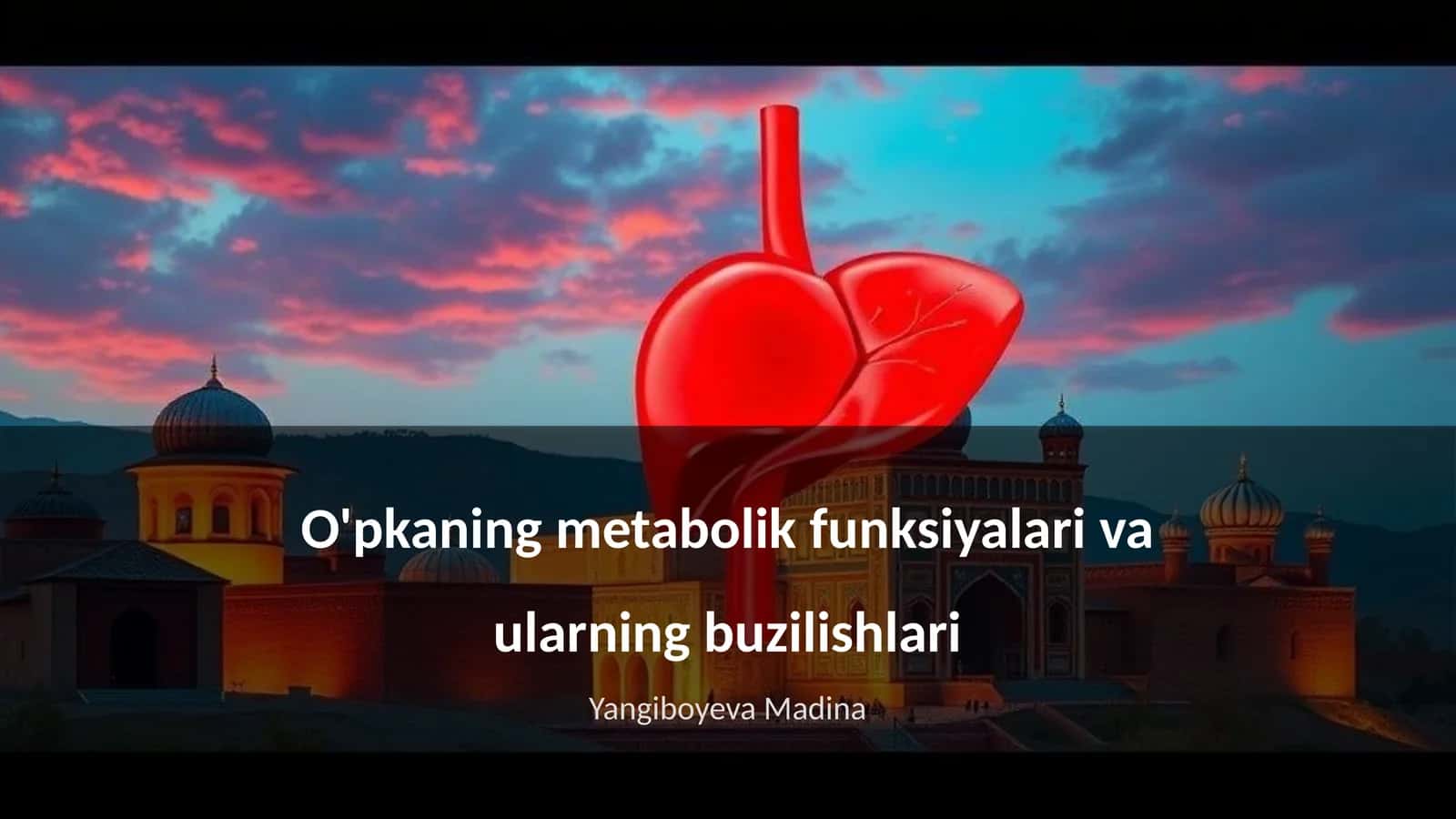 O'pkaning metabolik funksiyalari va ularning buzilishlari