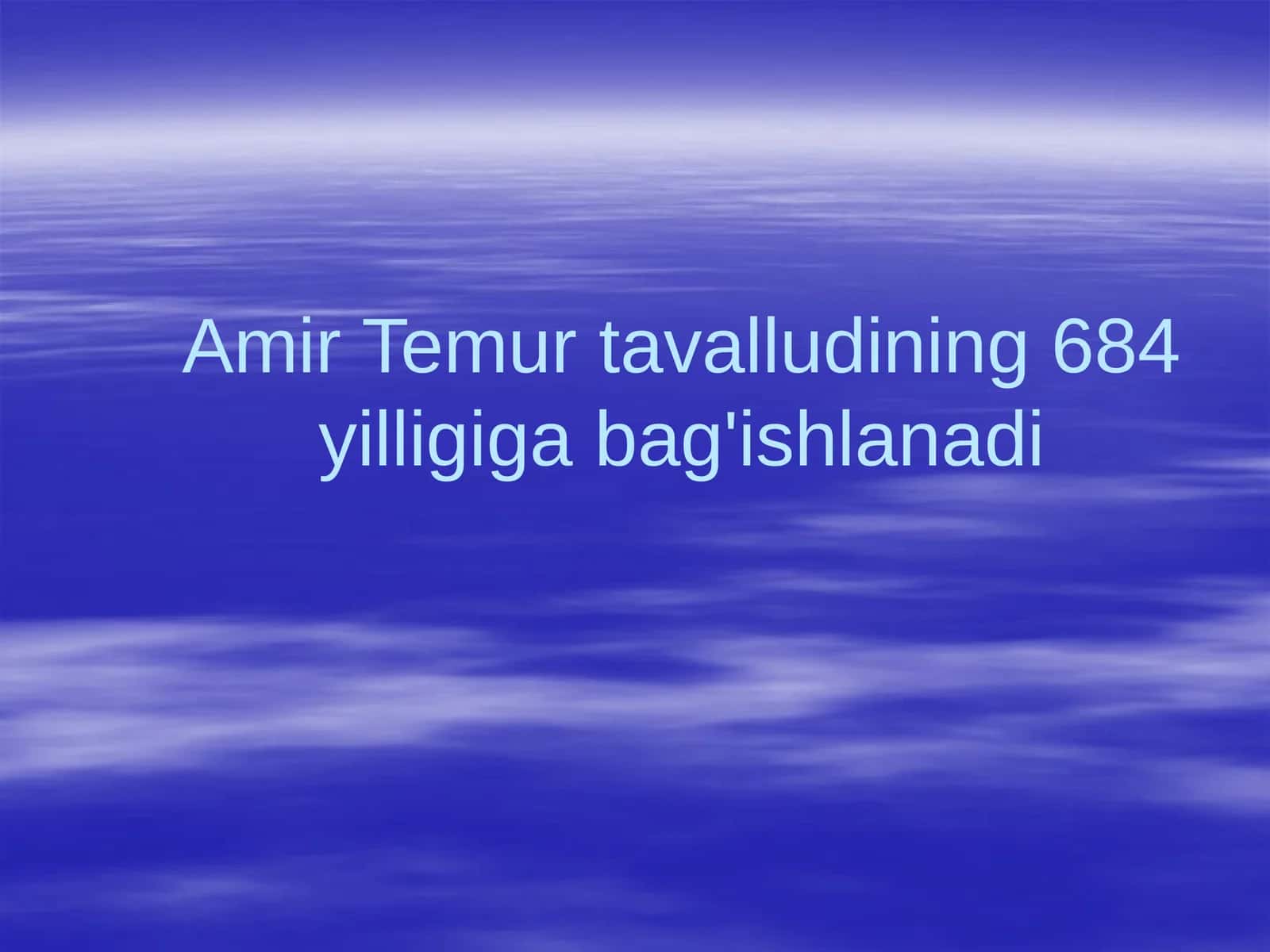 Amir Temur va uning davri