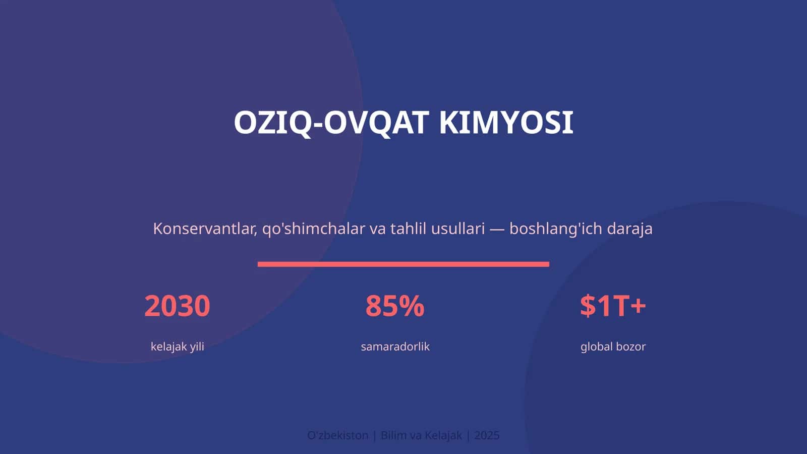 Oziq-ovqat kimyosi