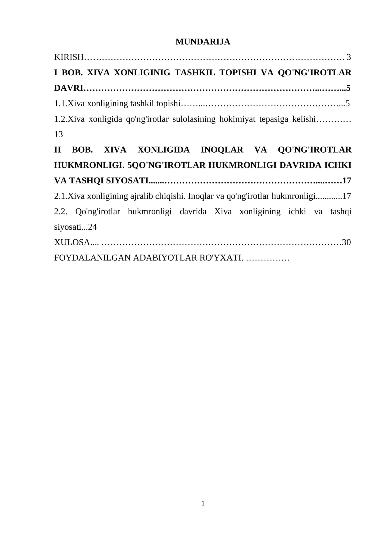 Xiva xonligida qo'ng'irotlar inoqligi