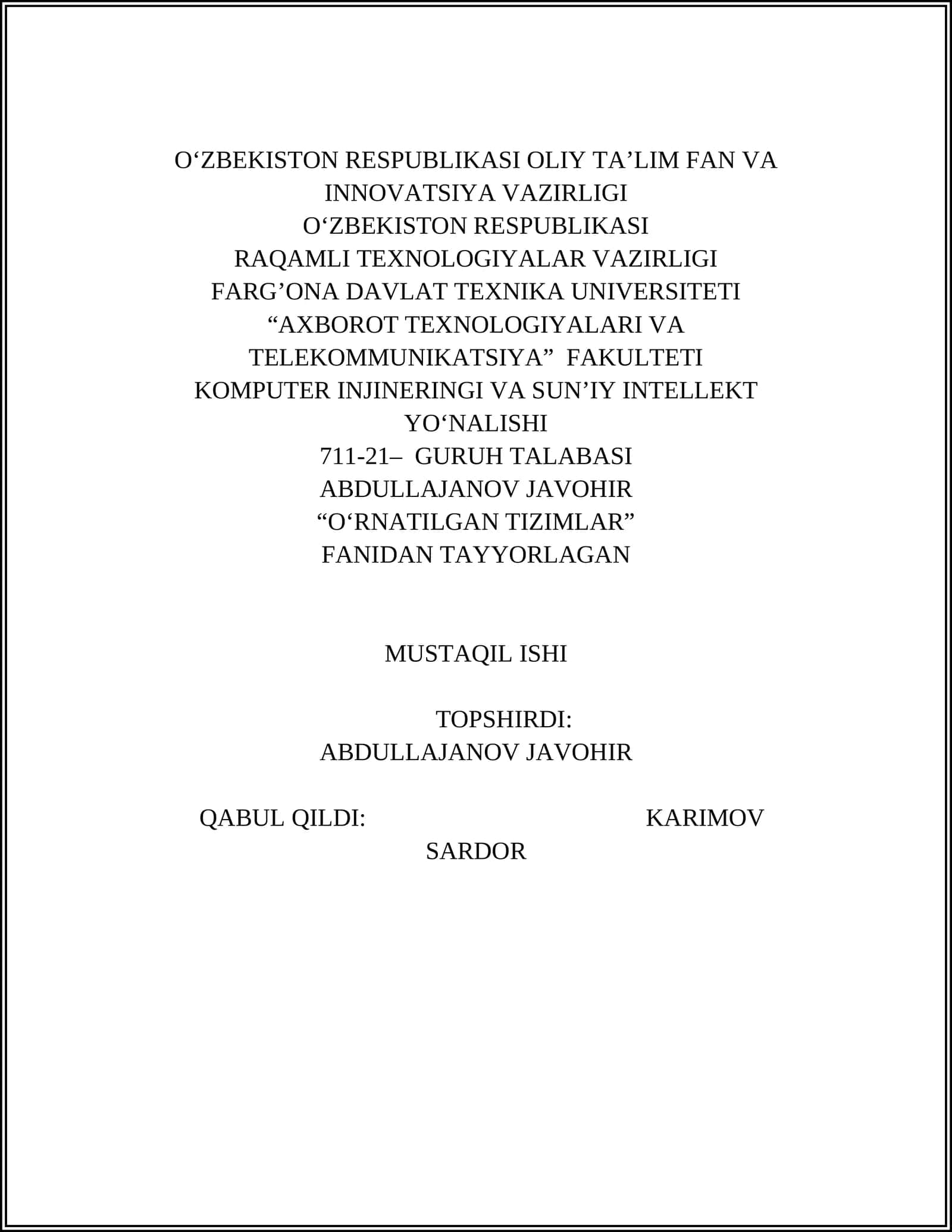 Ornatilgan tizimlar