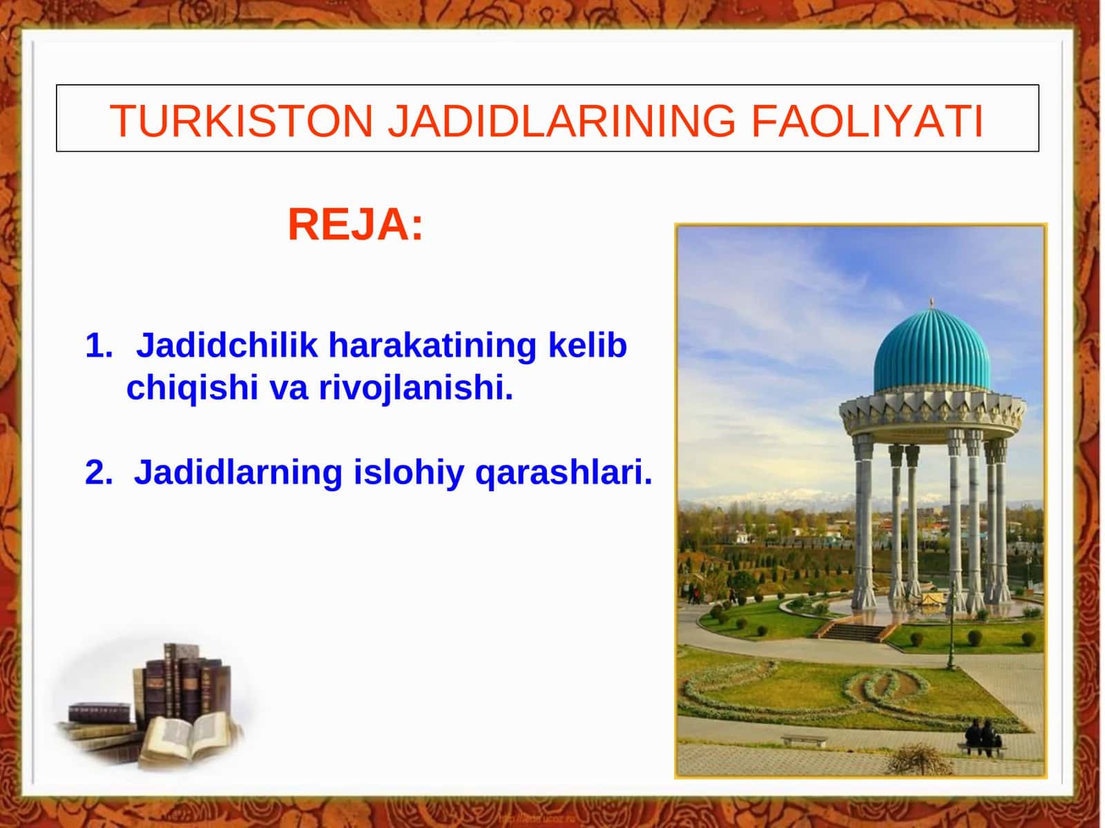 Turkiston Jadidlarining Faoliyati