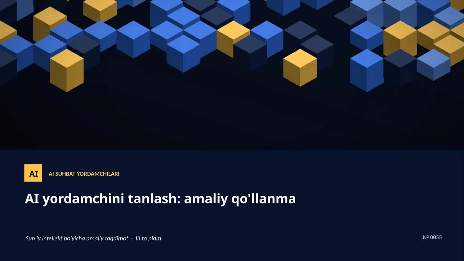 AI SUHBAT YORDAMCHILARI
