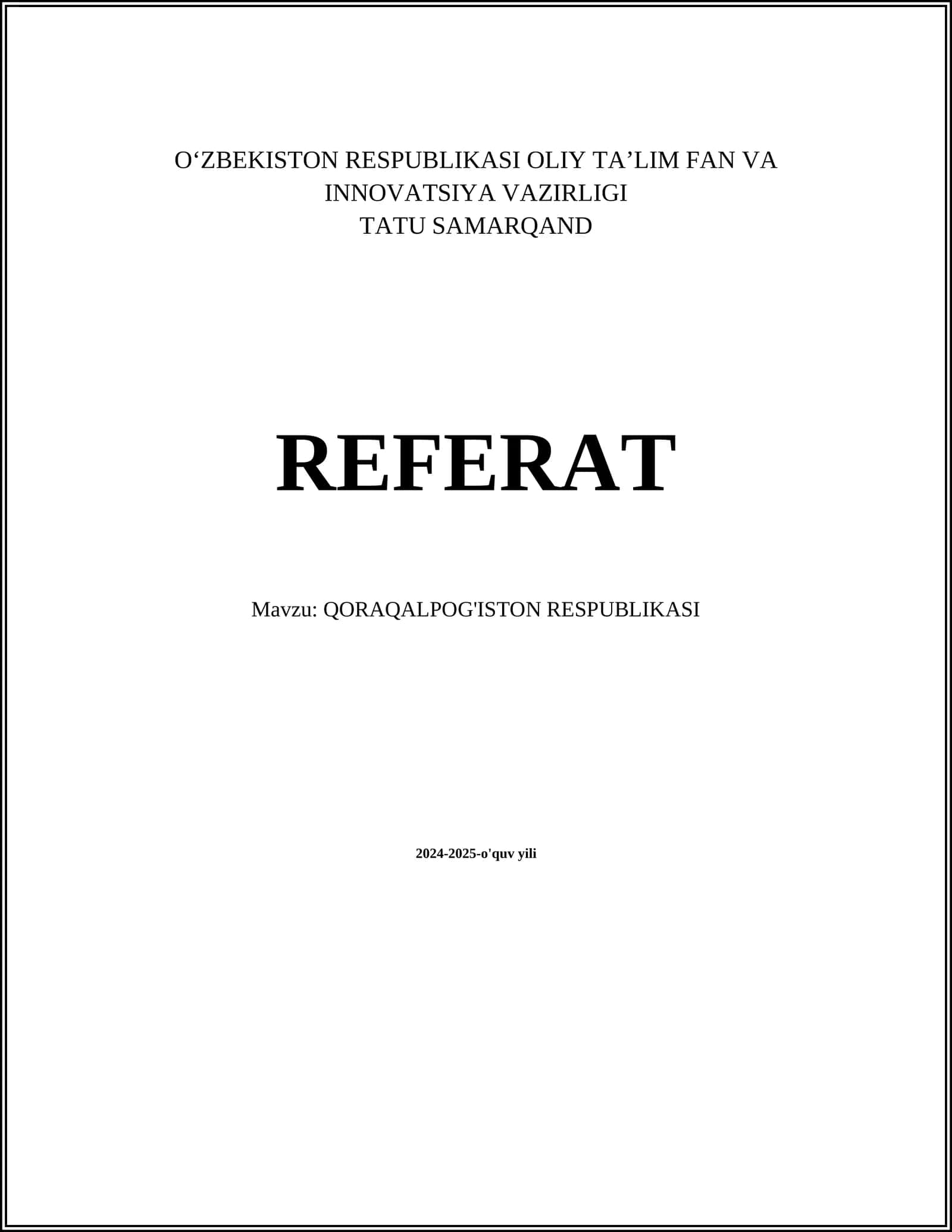 Qoraqalpoq Tarixi