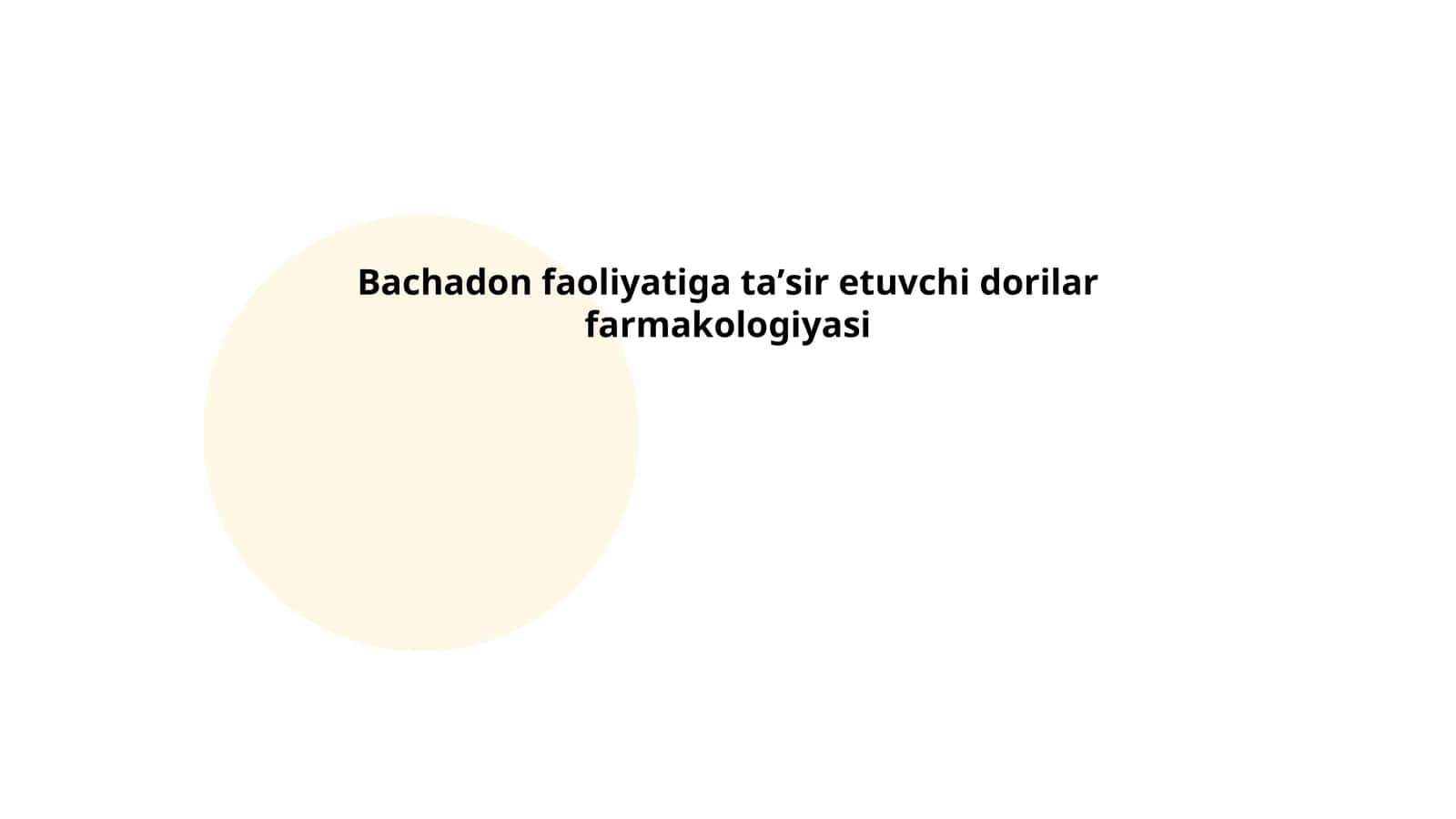 Gormonal dorilar va ular bachadon faoliyatiga taʼsiri