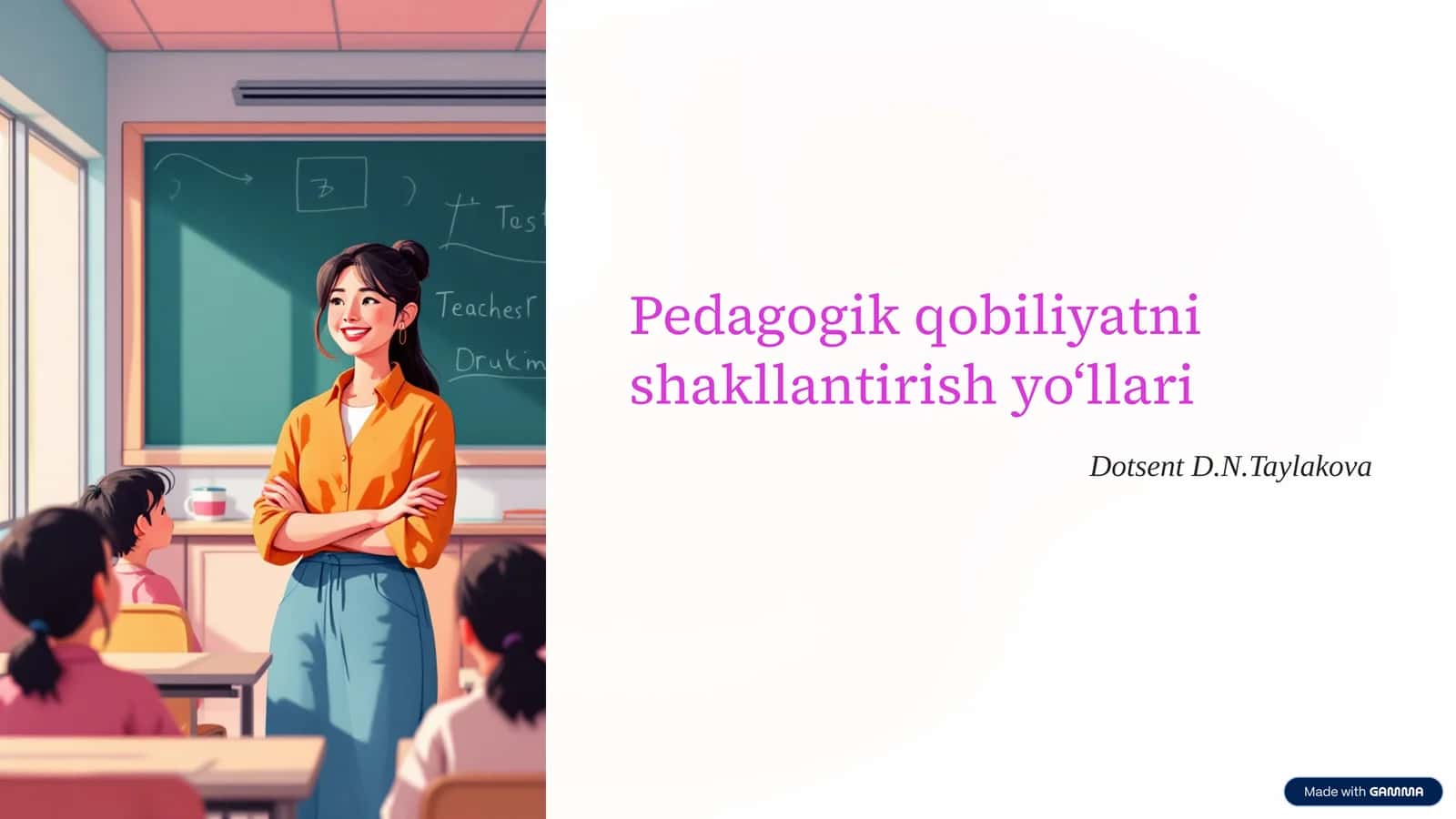 Pedagogik qobiliyatni shakllantirish yo‘llari