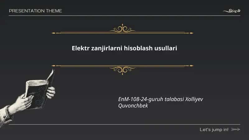 Elektr zanjirlarni hisoblash usullari