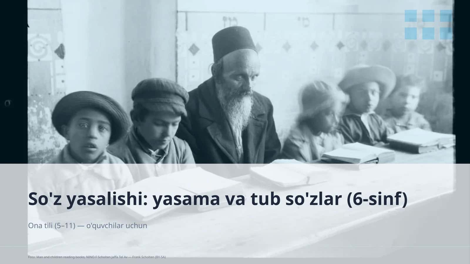 So'z yasalishi: yasama va tub so'zlar (6-sinf)