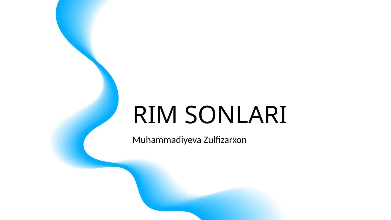 RIM SONLARI