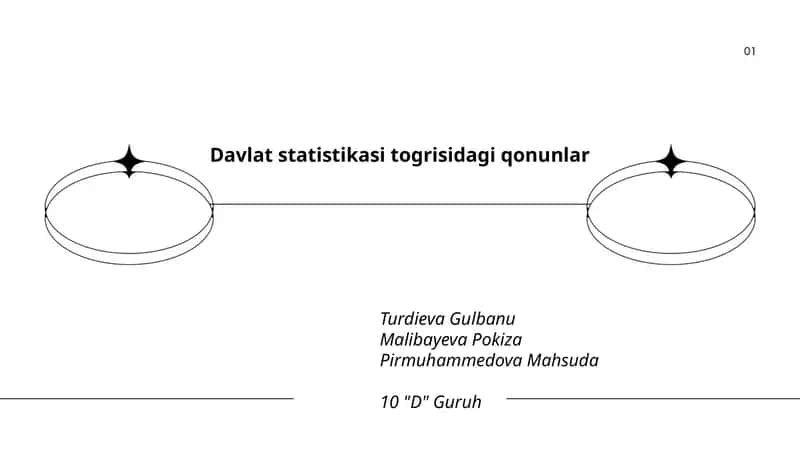 Davlat statistikasi togrisidagi qonunlar