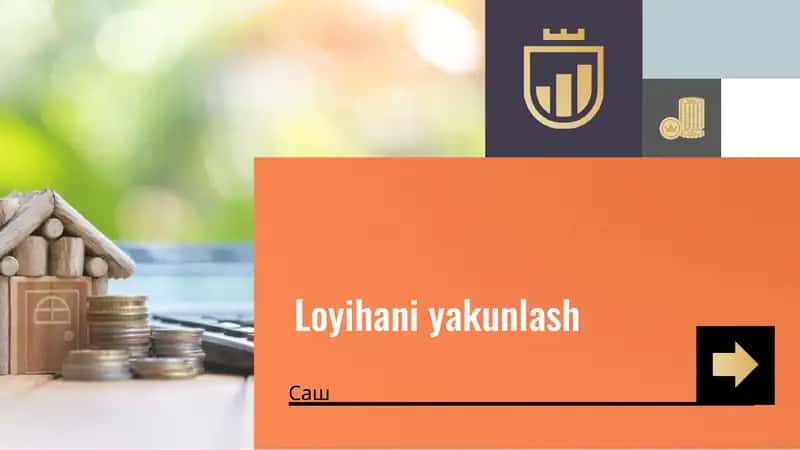 Loyihani yakunlash jarayoni