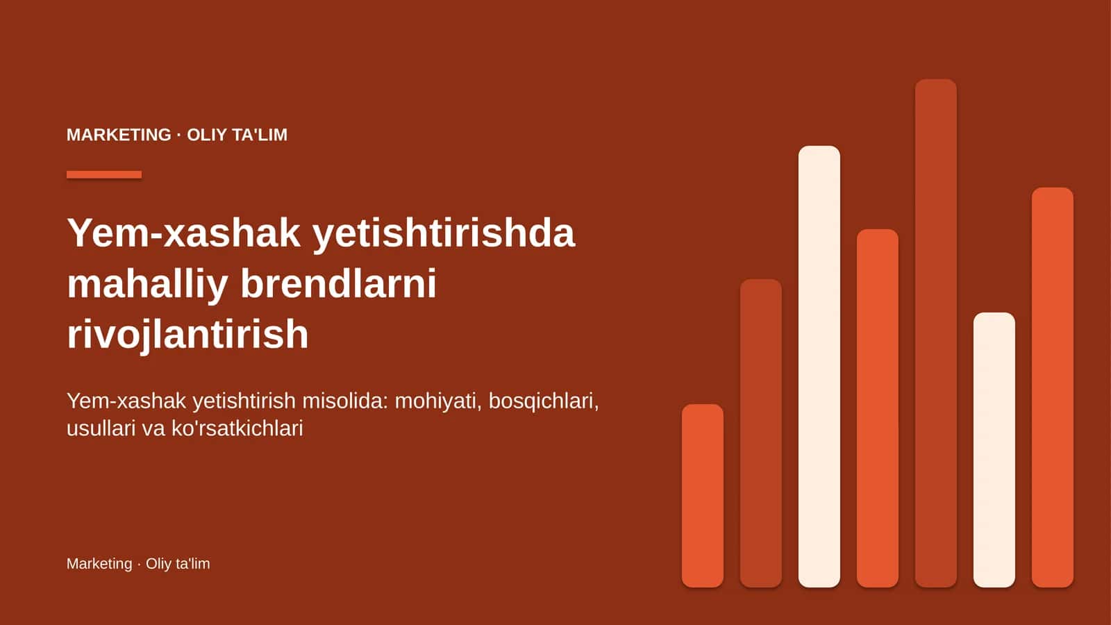 Yem-xashak yetishtirishda mahalliy brendlarni rivojlantirish