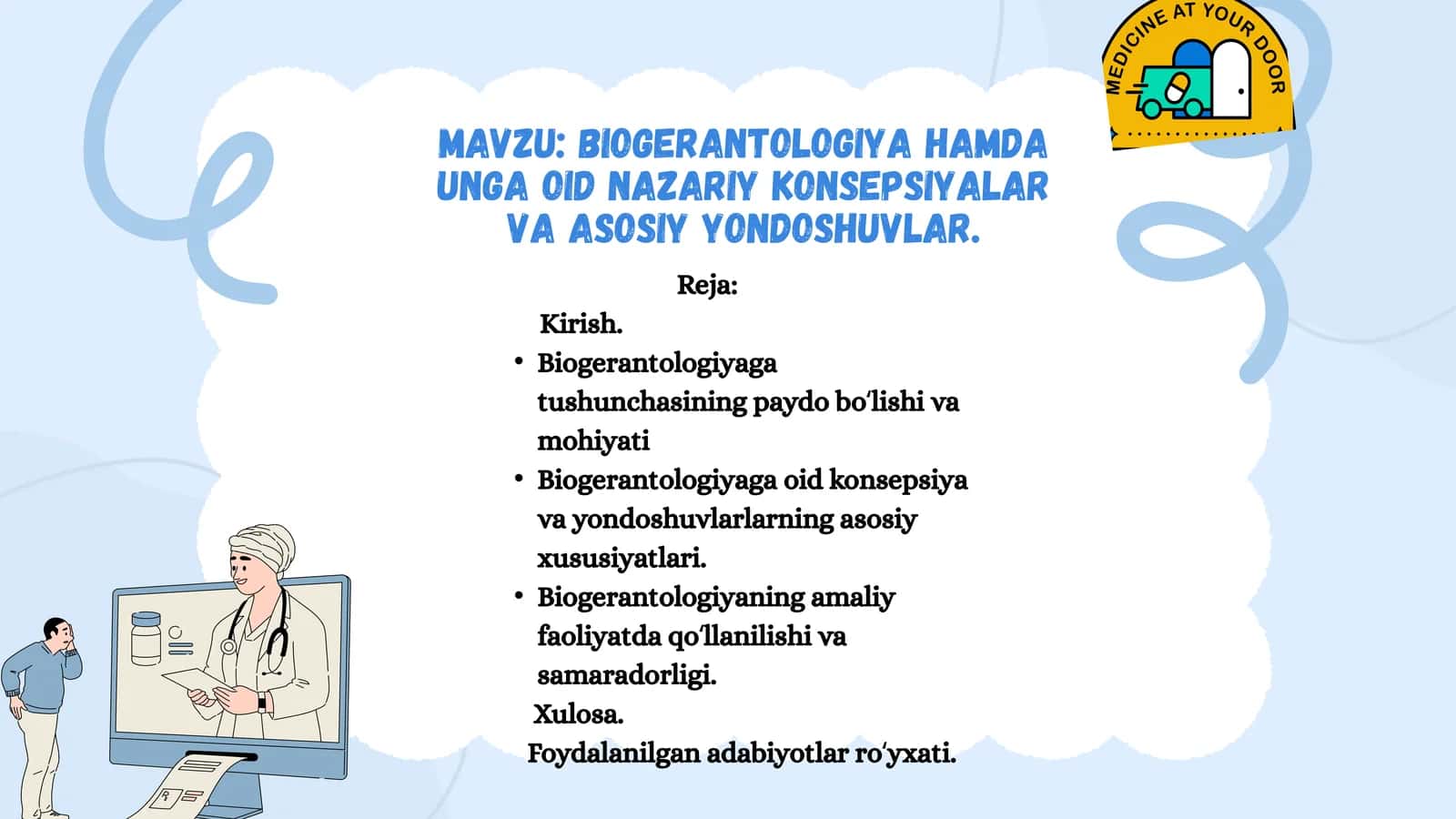 BIOGERANTOLOGIYA HAMDA UNGA OID NAZARIY KONSEPSIYALAR VA ASOSIY YONDOSHUVLAR