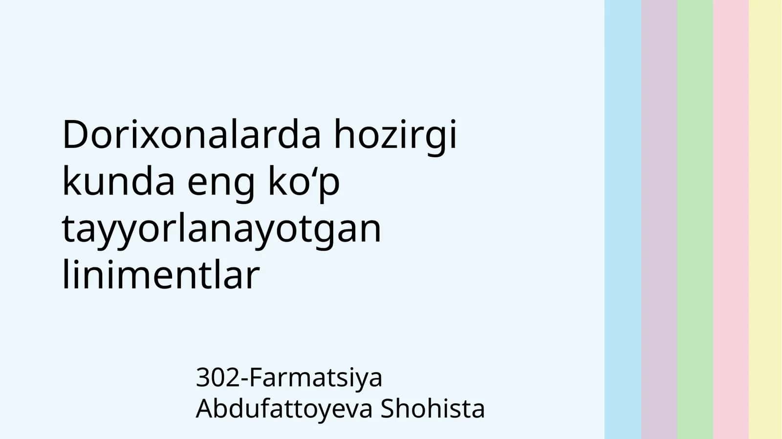 Linimentlar haqida
