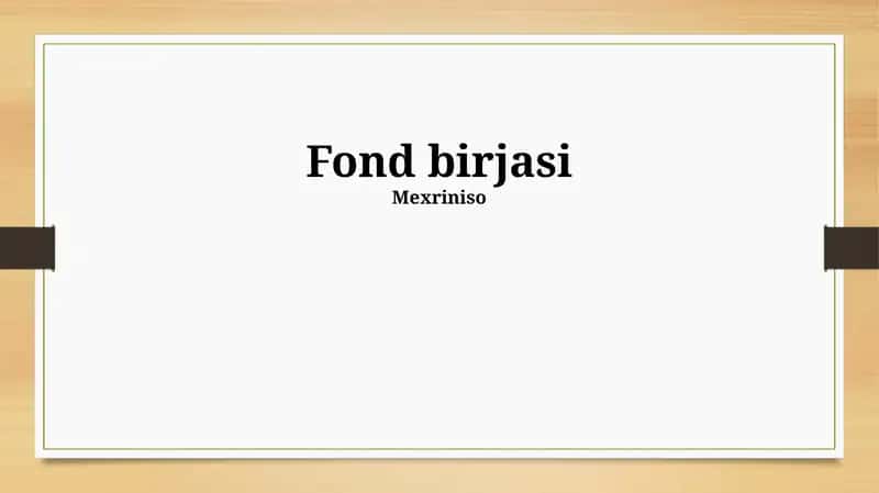 Fond Birjasi