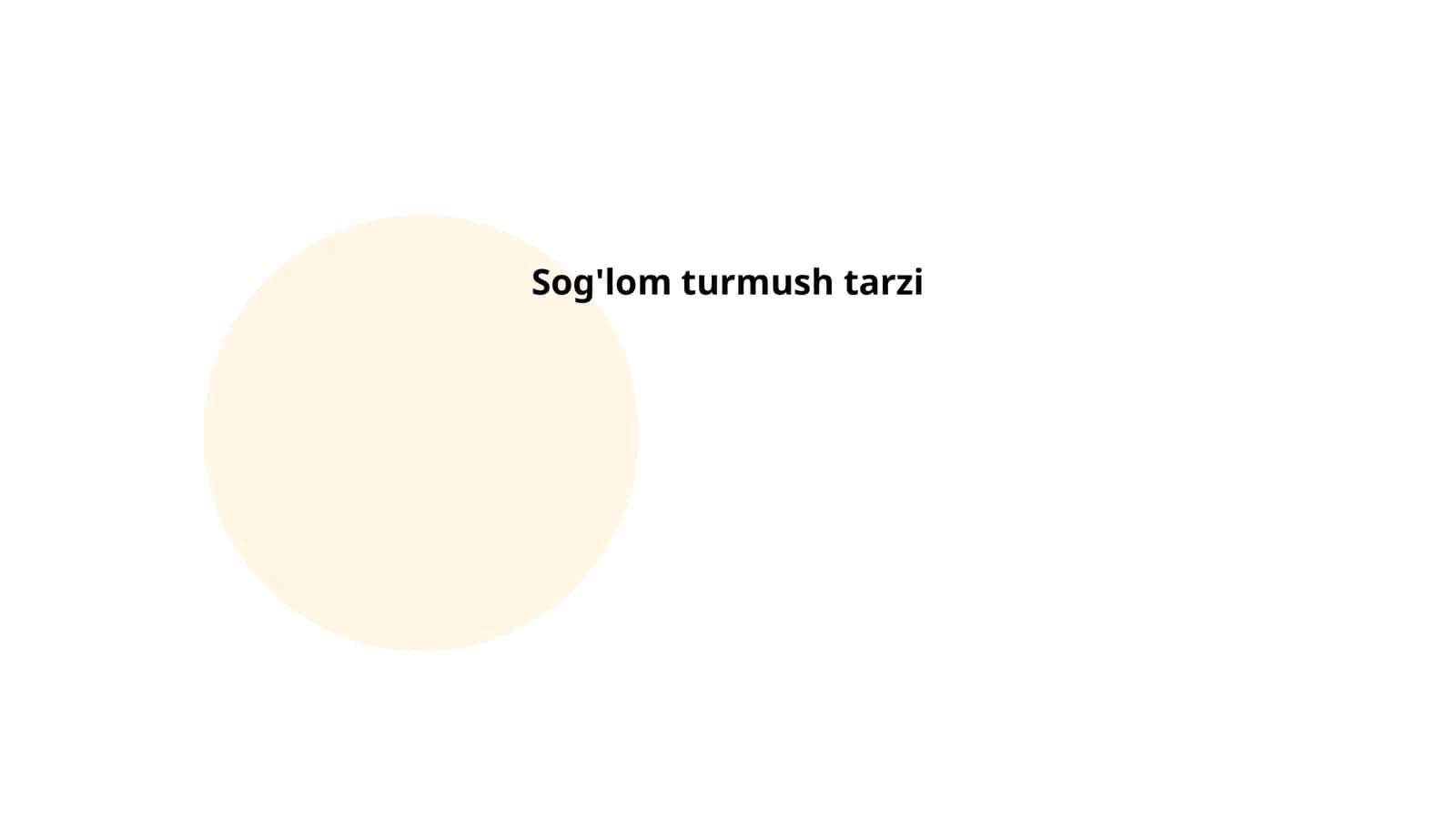 Sog'lom turmush tarzi