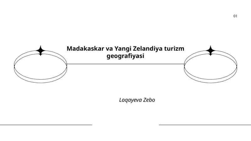 Madagaskar va Yangi Zelandiya turizm geografiyasi