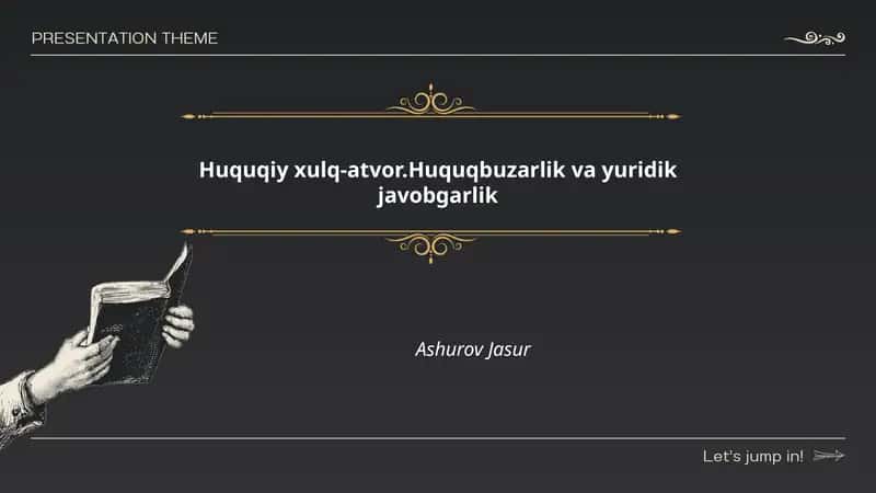Huquqiy xulq-atvor