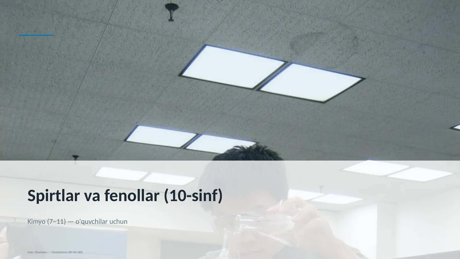 Spirtlar va fenollar (10-sinf)
