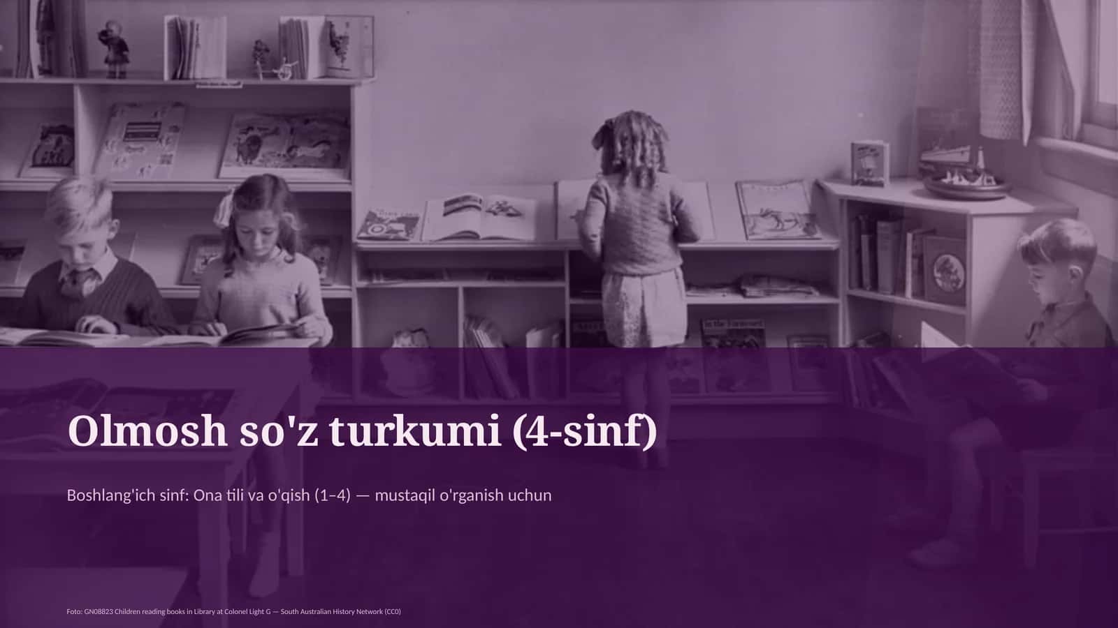 Olmosh so'z turkumi (4-sinf)