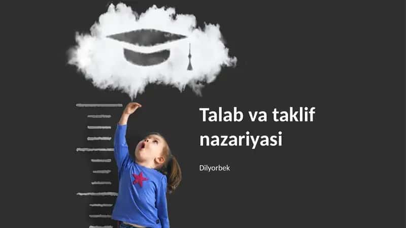 Talab va taklif nazariyasi