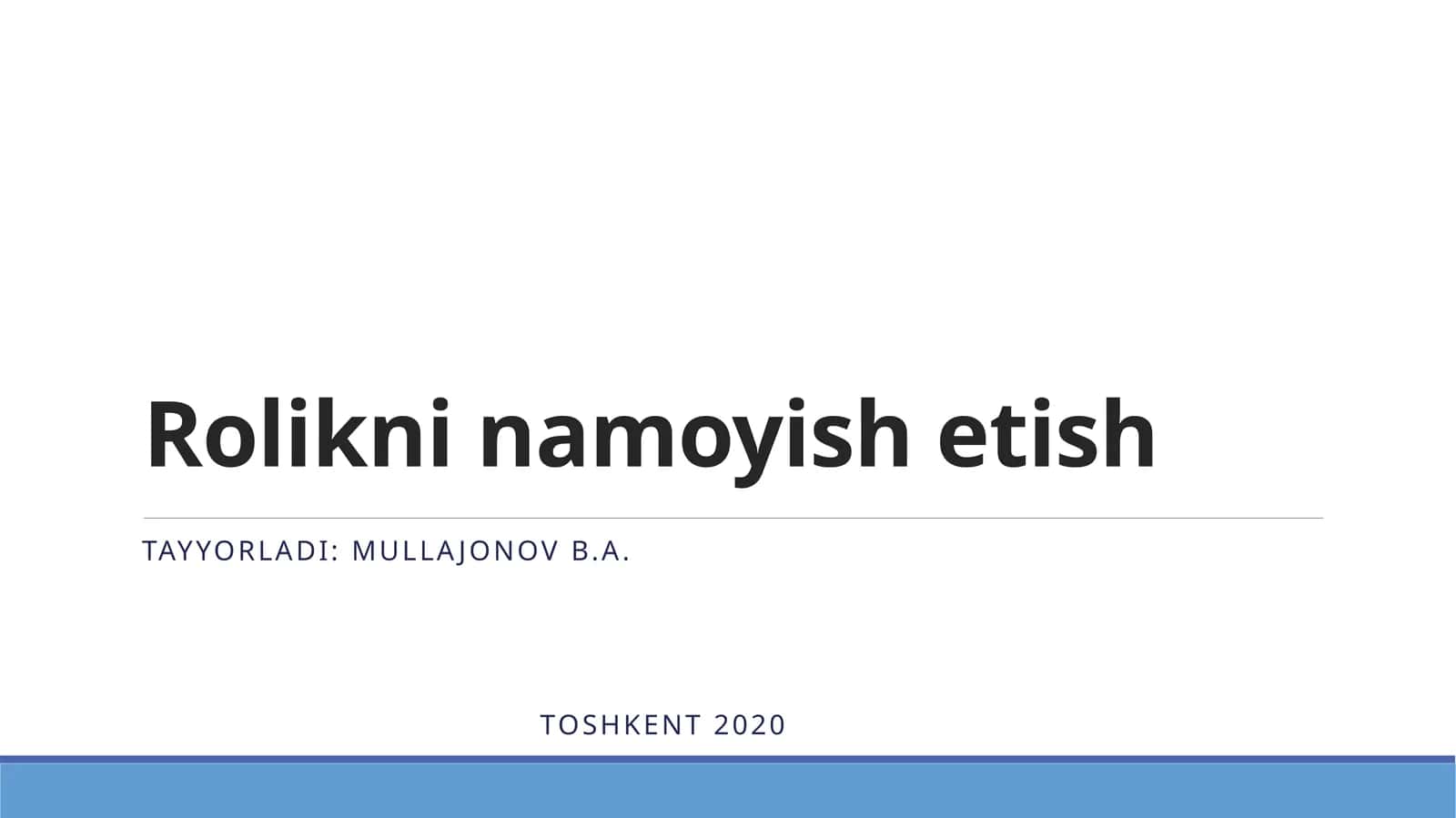 Rolikninamoyishetish