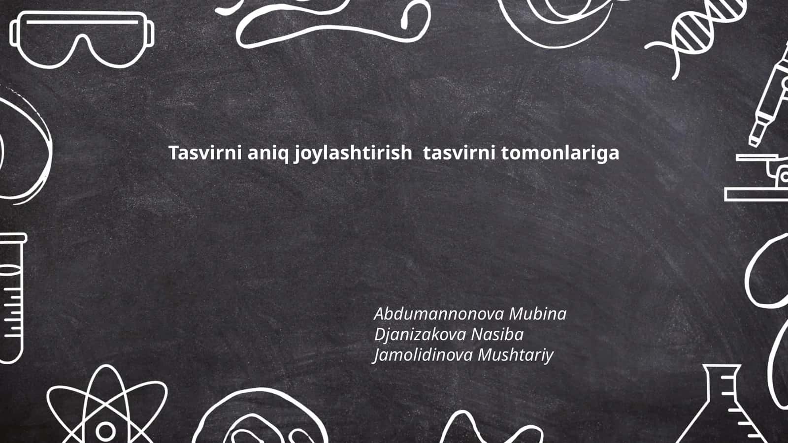 Tasvirni aniq joylashtirish tasvirni tomonlariga