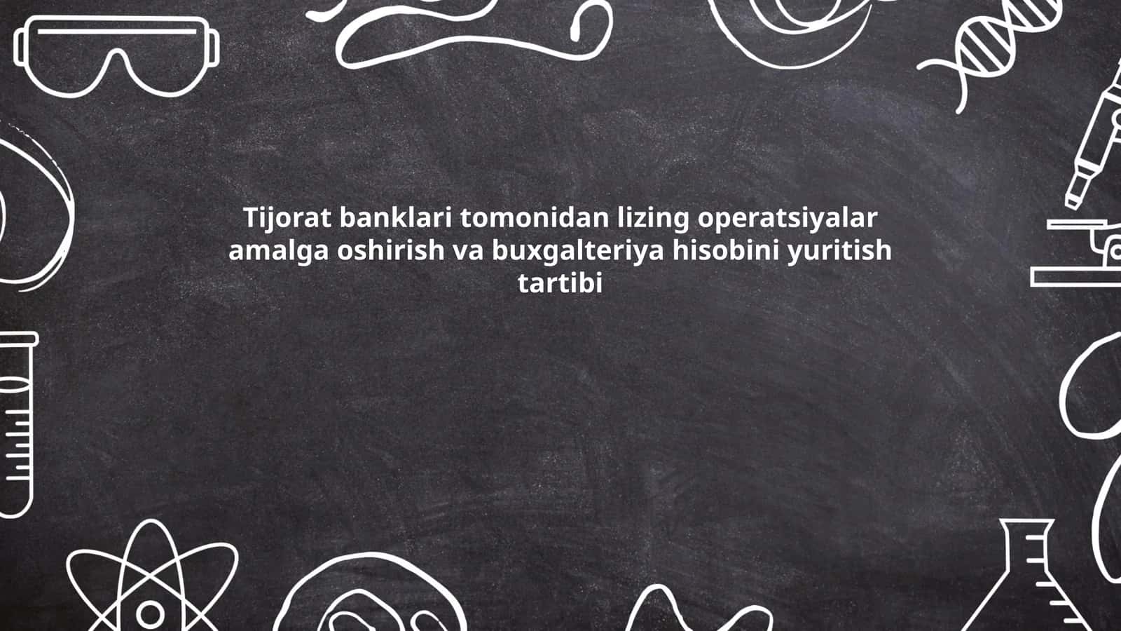 Fan Banklarda buxgalteriya hisobi