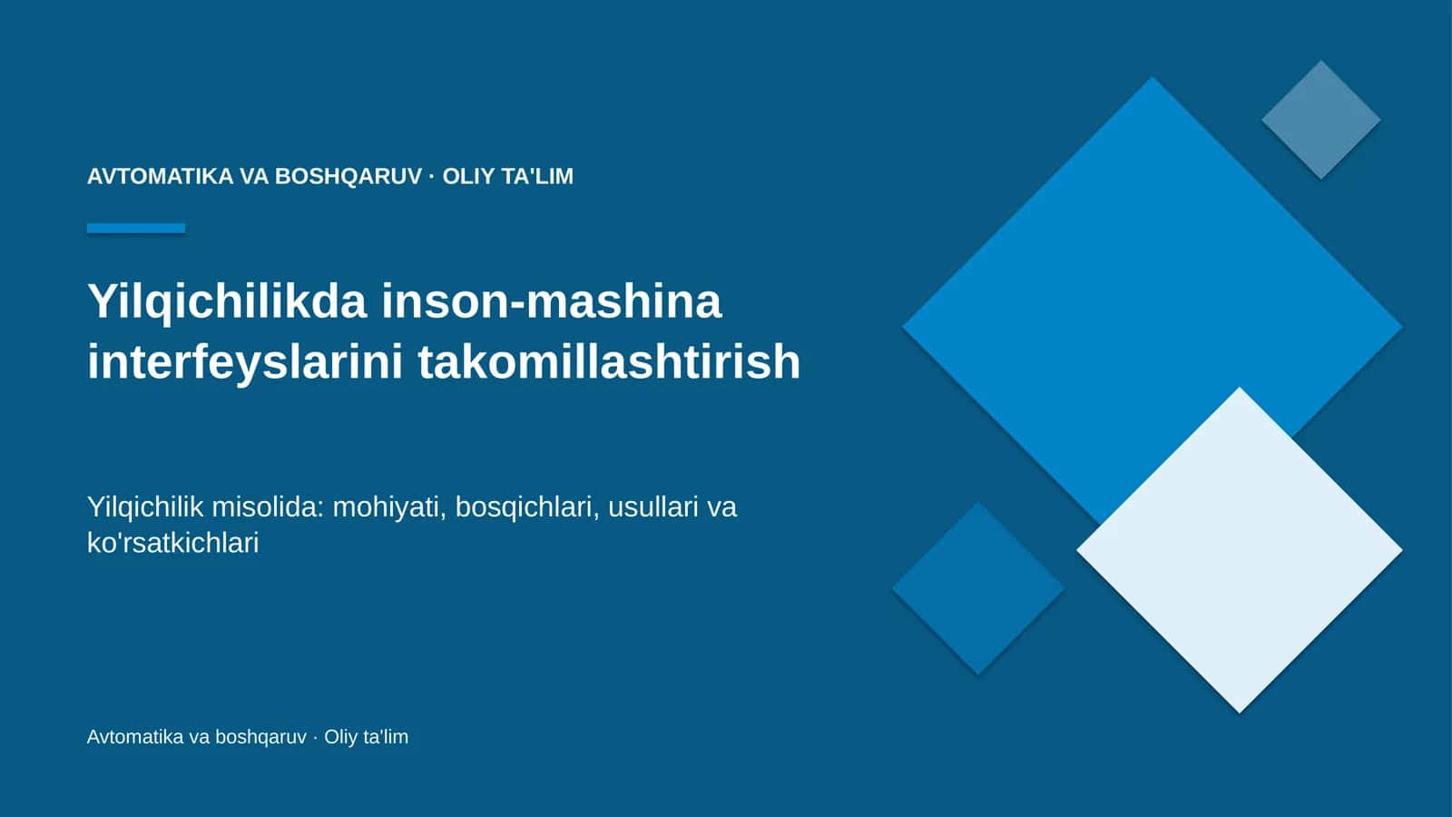 Yilqichilikda inson-mashina interfeyslarini takomillashtirish