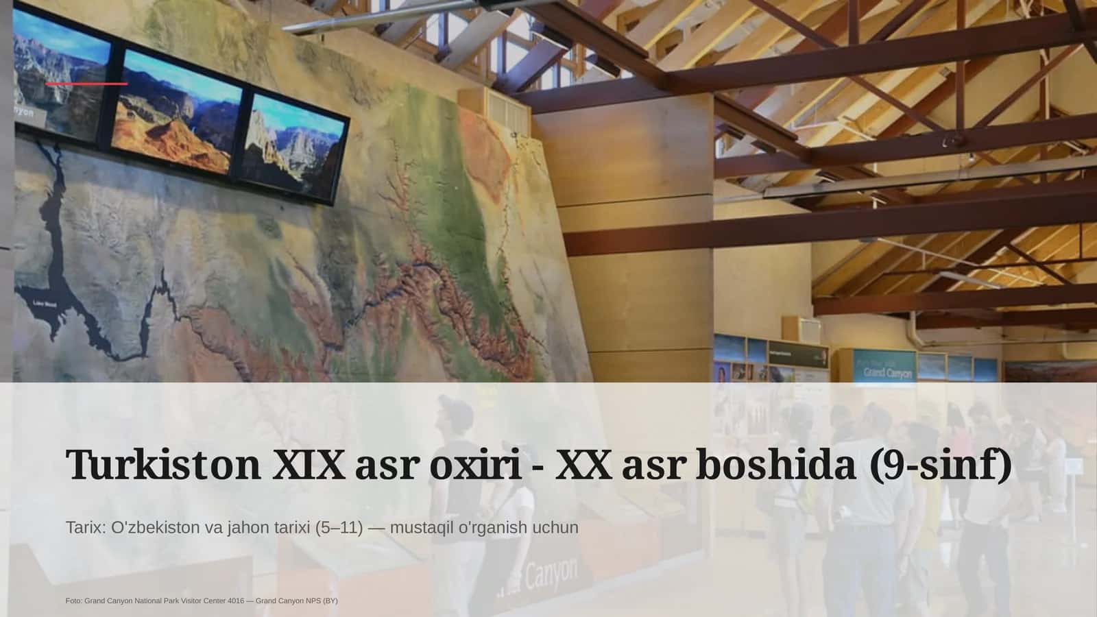 Turkiston XIX asr oxiri - XX asr boshida (9-sinf)