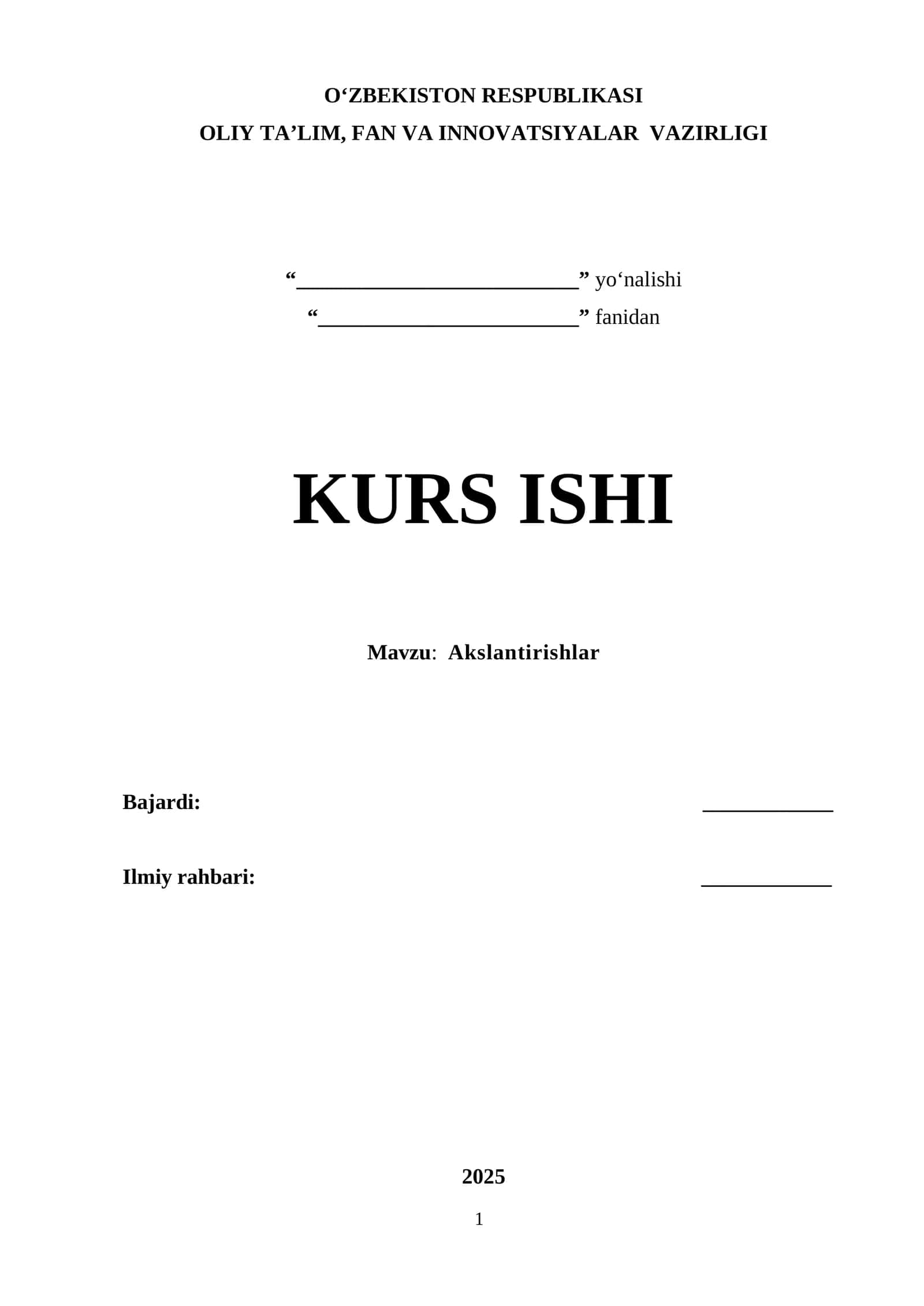 Akslantirishlar