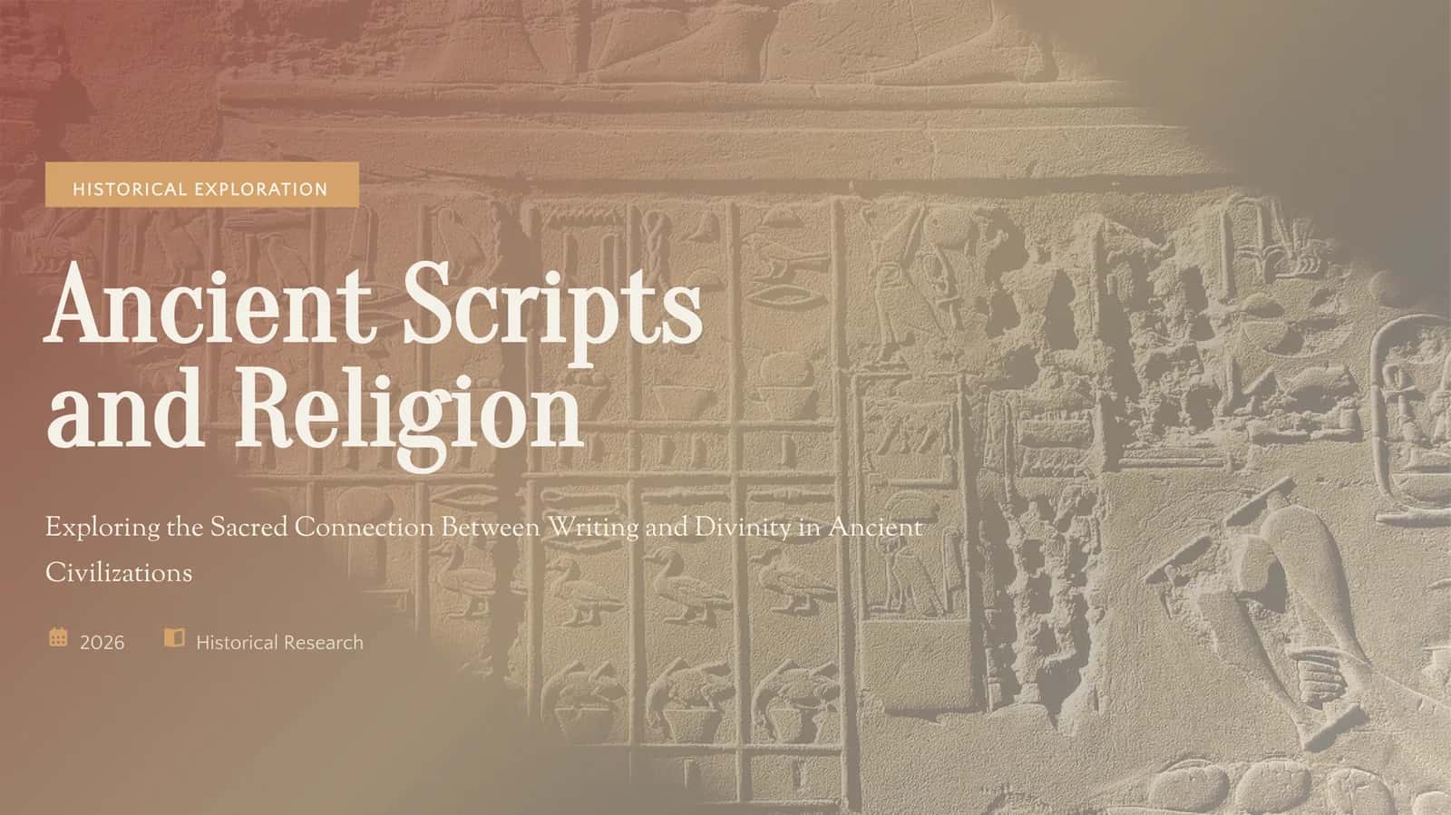 Ancient Scripts and Religion