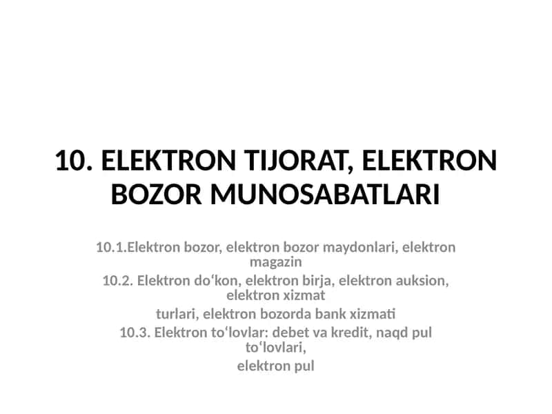 Elektron bozor