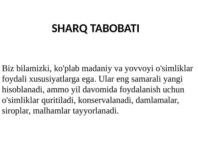 SHARQ TABOBATI