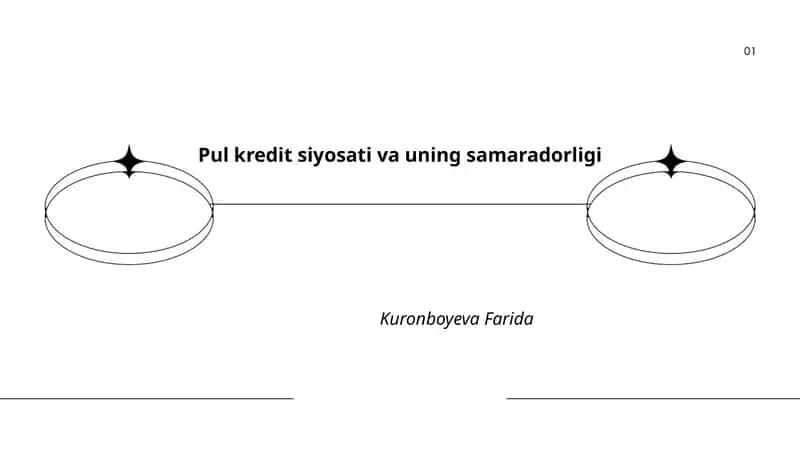 Pul kredit siyosati va uning samaradorligi