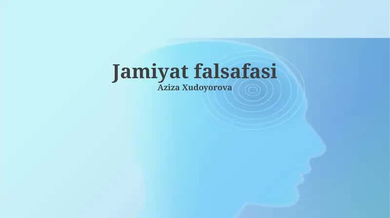 Jamiyat falsafasi