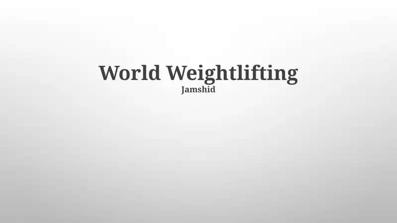 World Weightlifting