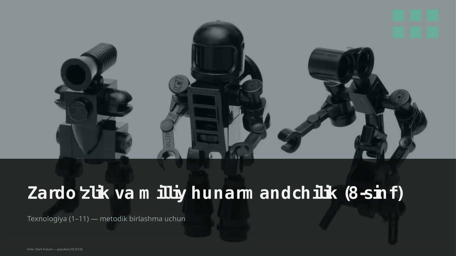 Zardo'zlik va milliy hunarmandchilik (8-sinf)