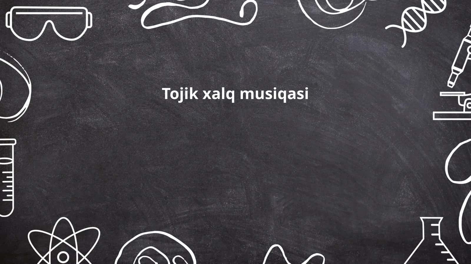 Tojik xalq musiqasi
