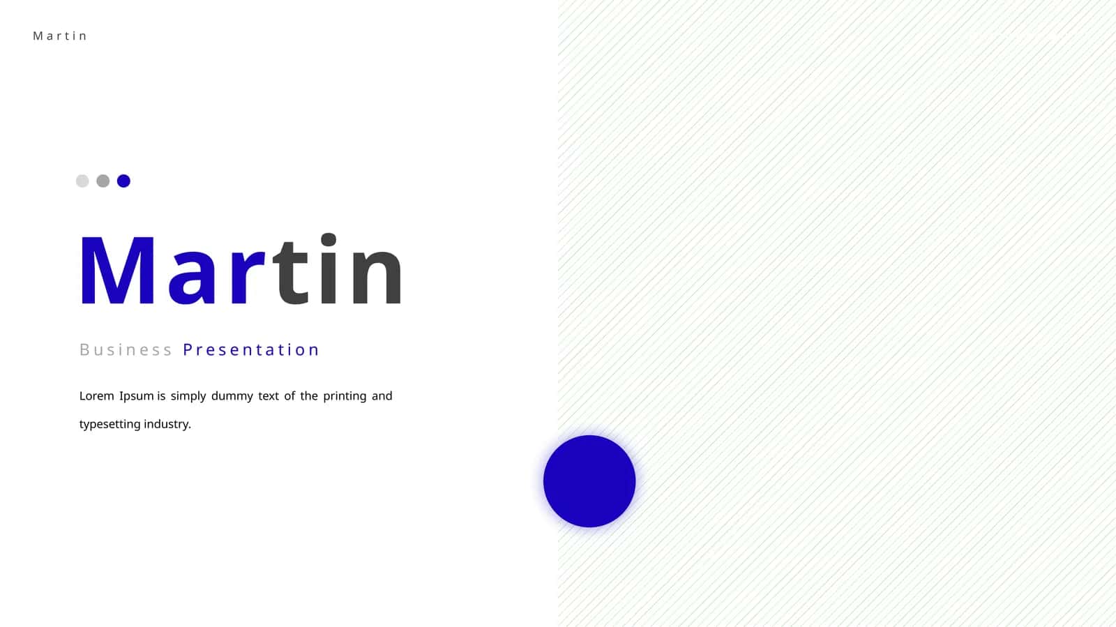 Martin BusinessPresentation