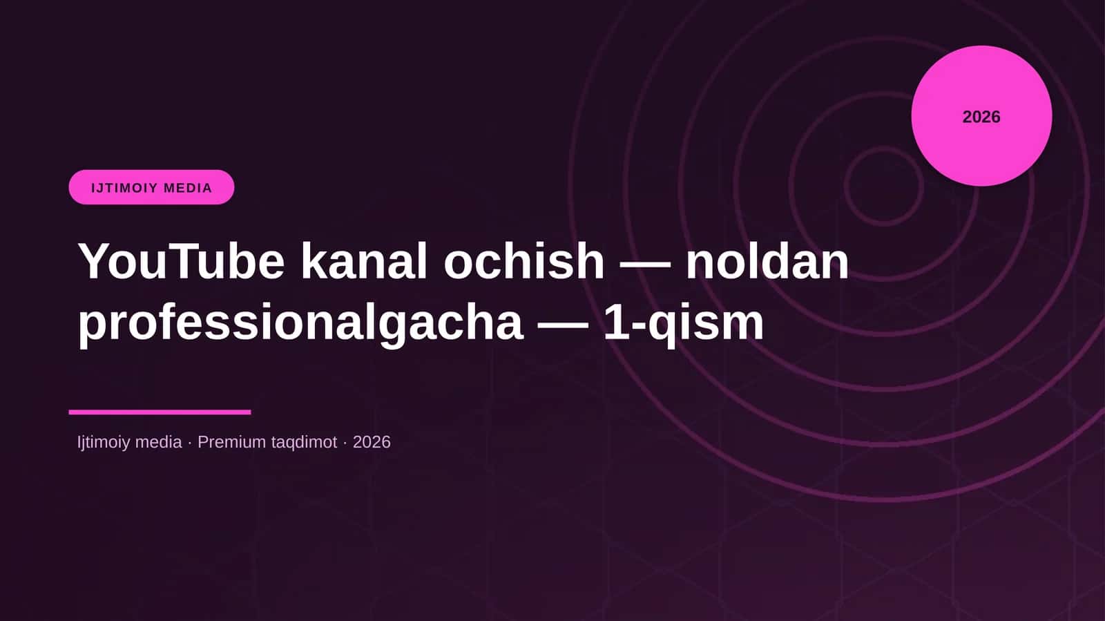 IJTIMOIY MEDIA