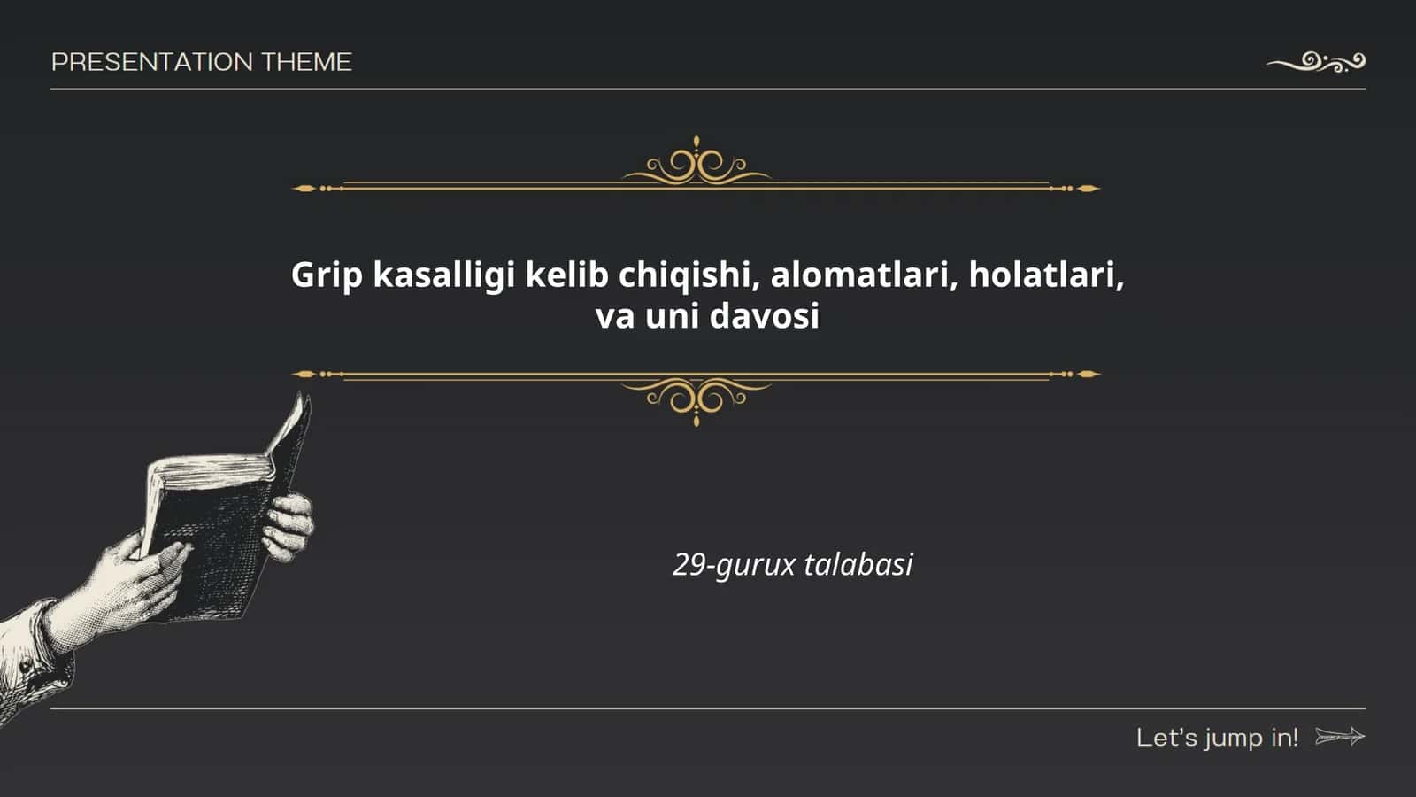 Grip kasalligi kelib chiqishi, alomatlari, holatlari, va uni davosi