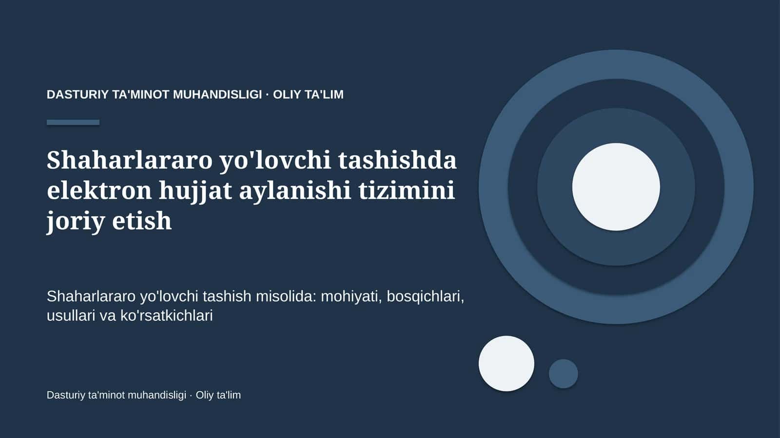 shaharlararo yo'lovchi tashishda elektron hujjat aylanishi tizimini joriy etish 1101