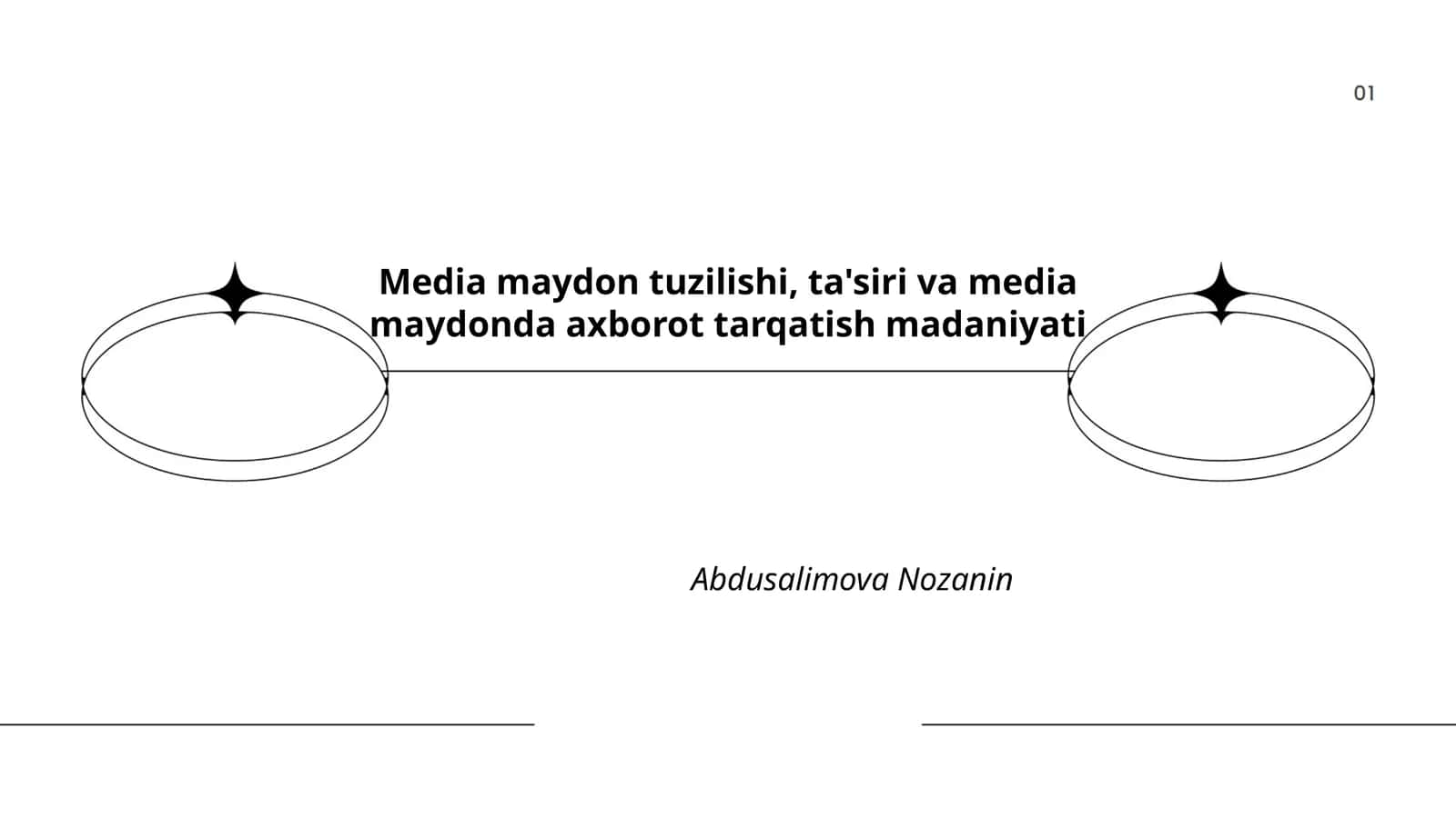 Media maydon tuzilishi, ta'siri va media maydonda axborot tarqatish madaniyati