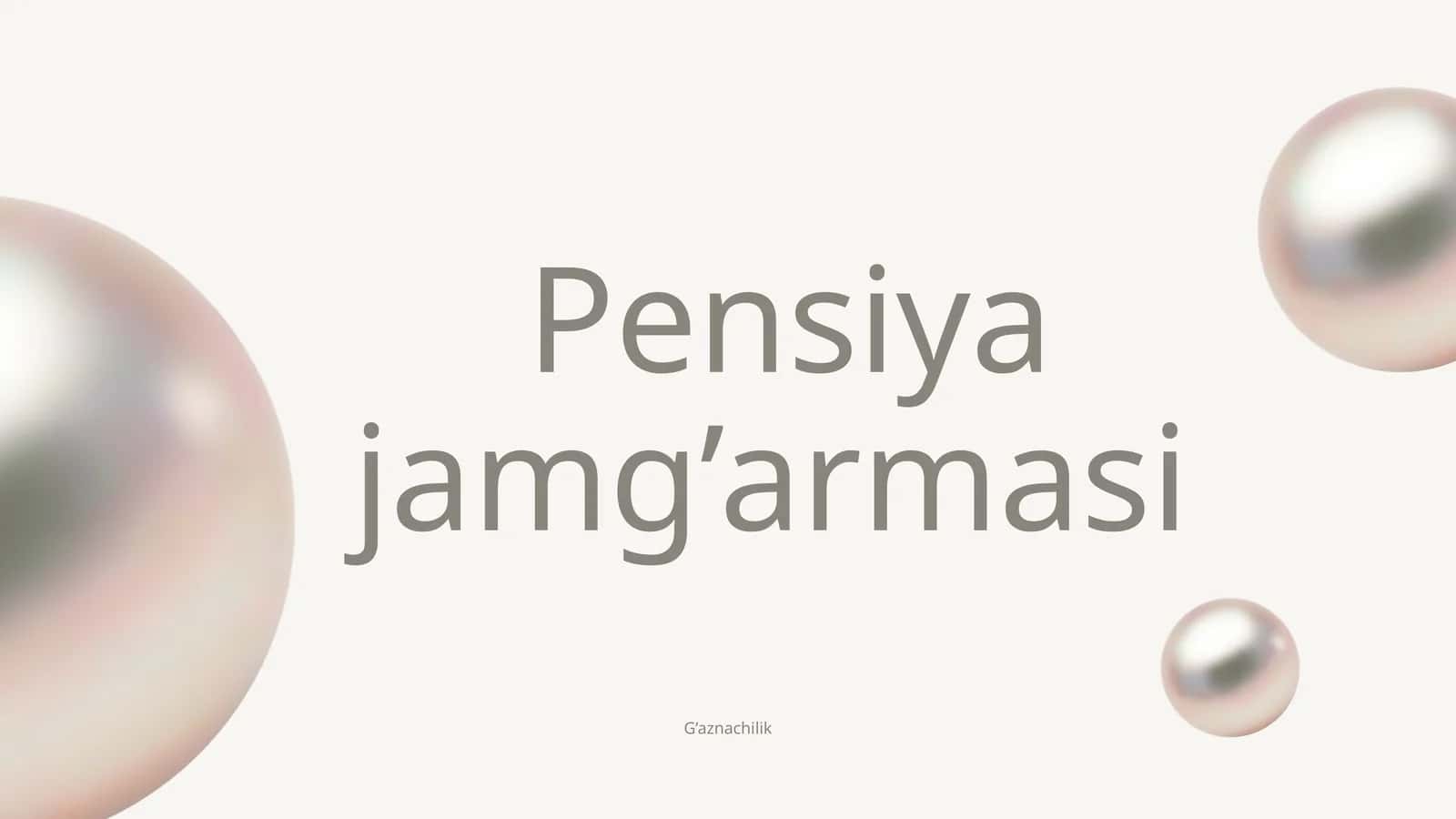 Pensiya jamg’armasi