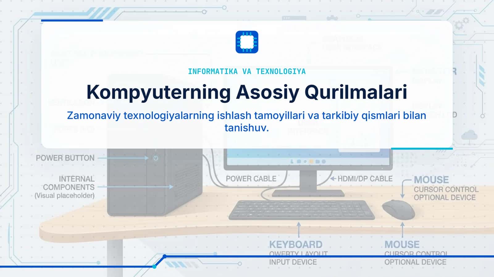 Kompyuterning Asosiy Qurilmalari